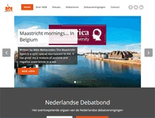 Tablet Screenshot of debatbond.nl
